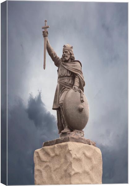 Alfred the great Canvas Print by Catherine Joll