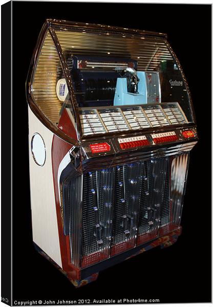 Seeburg HF100R  Jukebox - 1954 Canvas Print by John Johnson