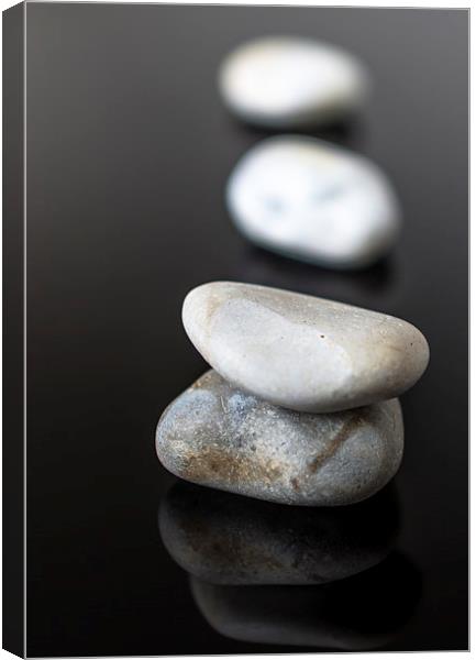 stone reflection Canvas Print by Kat Arul