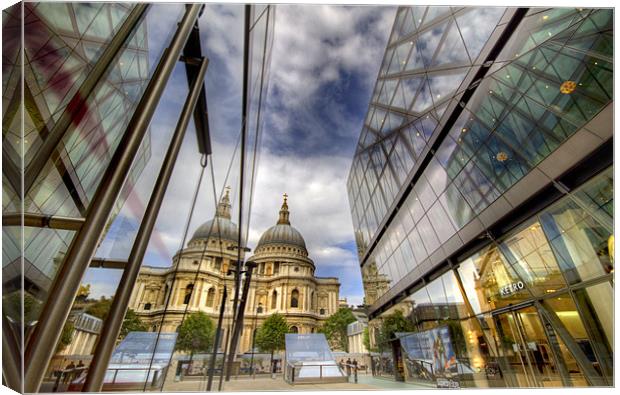 St Pauls Reflections Canvas Print by Jason Carter