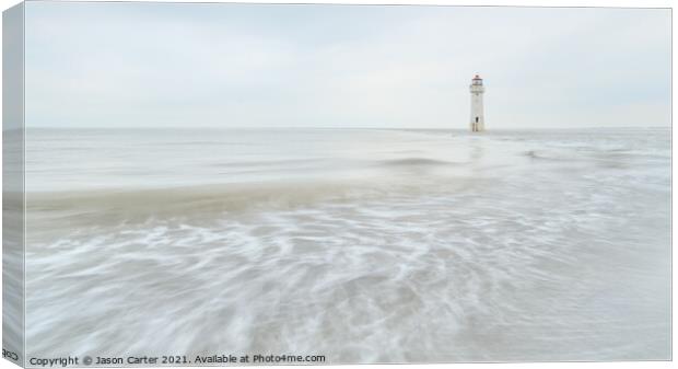 New Brighton Lighthouse Canvas Print by Jason Carter