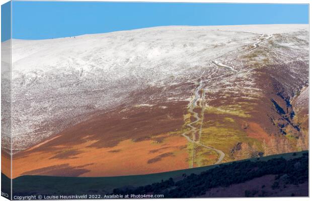 Skiddaw, Lake District National Park, Cumbria Canvas Print by Louise Heusinkveld