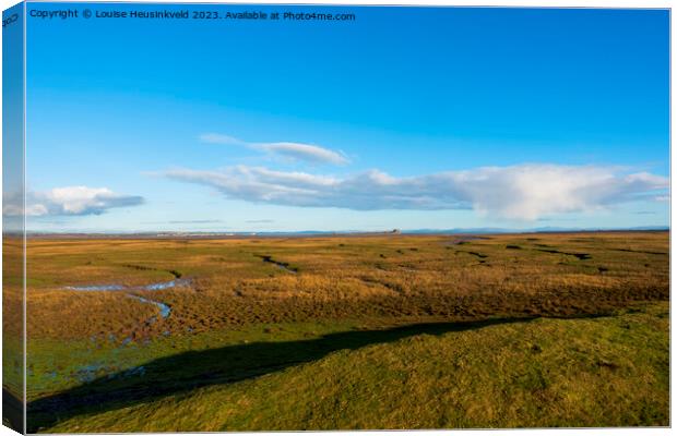 South Walney Nature Reserve, Cumbria Canvas Print by Louise Heusinkveld