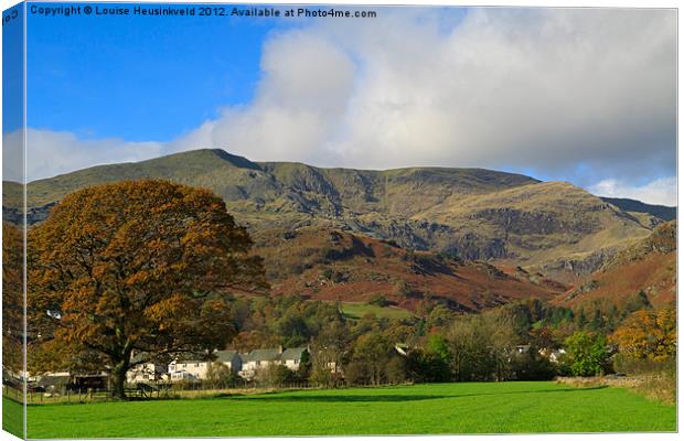 Coniston Old Man, Cumbria, UK Canvas Print by Louise Heusinkveld