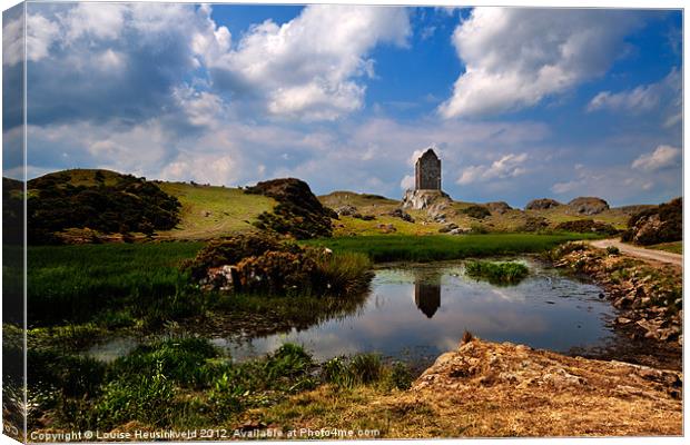 Smailholm Tower, Scotland Canvas Print by Louise Heusinkveld