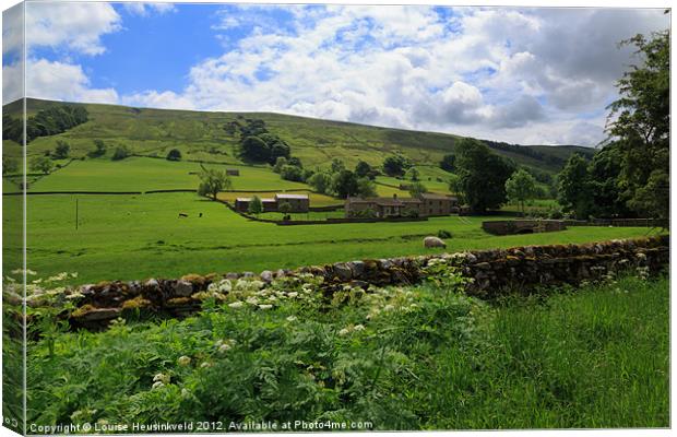 Bishopdale, Yorkshire Dales National Park Canvas Print by Louise Heusinkveld