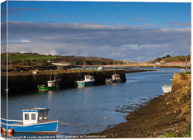 Hayle Estuary and Harbour Canvas Print by Louise Heusinkveld