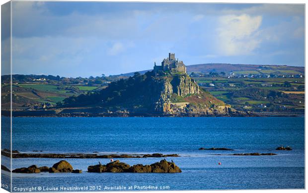 St Michaels Mount, Cornwall Canvas Print by Louise Heusinkveld