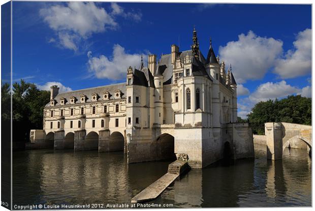 Chateau Chenonceau, Loire Valley, France Canvas Print by Louise Heusinkveld