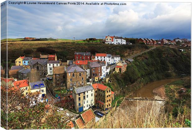 Staithes Canvas Print by Louise Heusinkveld
