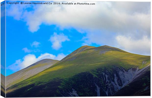 Little Man, Skiddaw Canvas Print by Louise Heusinkveld