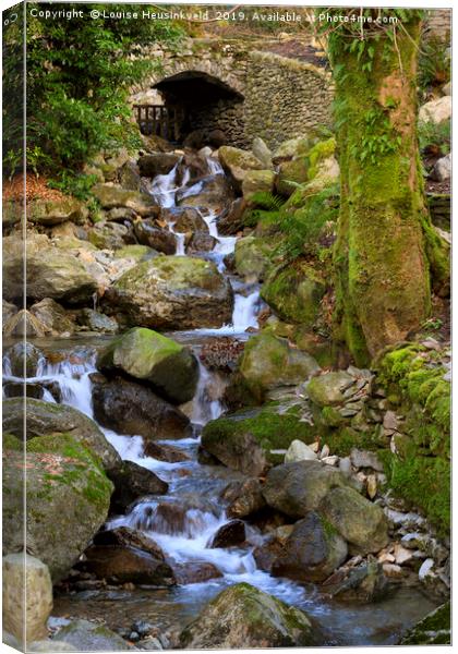 Greenhead Gill, Grasmere, Lake District National P Canvas Print by Louise Heusinkveld