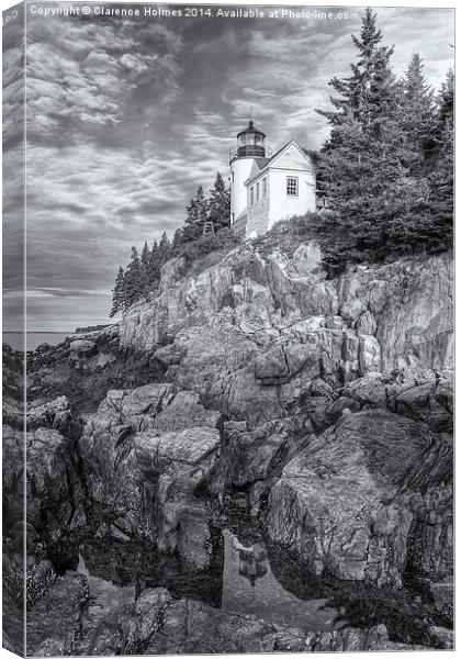 Bass Harbor Head Lighthouse IV Canvas Print by Clarence Holmes