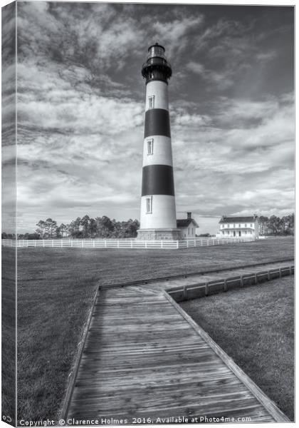 Bodie Island Lighthouse IV Canvas Print by Clarence Holmes