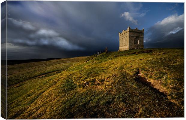 Rivington pike after the storm Canvas Print by Robert Fielding