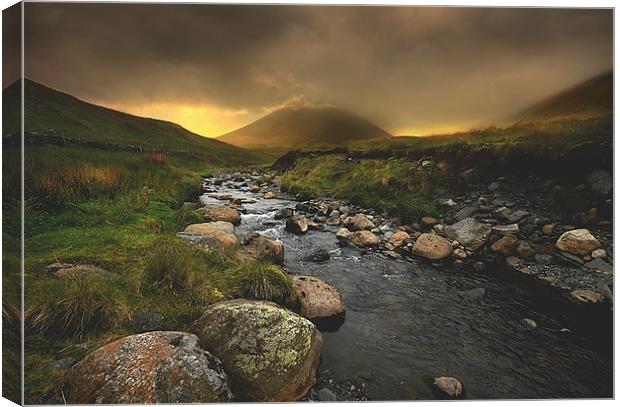 The tongue at sunset Canvas Print by Robert Fielding