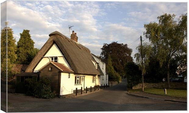 Melbourn cottage Canvas Print by John Boekee