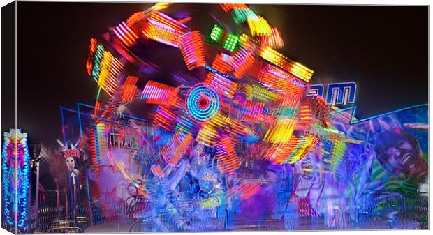 Scream Light wheel Canvas Print by John Boekee