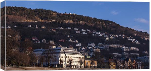 Bergen street Canvas Print by John Boekee