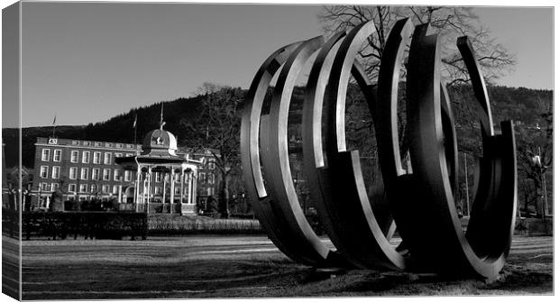 Bergen old and new Canvas Print by John Boekee