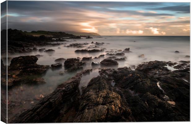 Westport Rocks Canvas Print by Barry Maytum