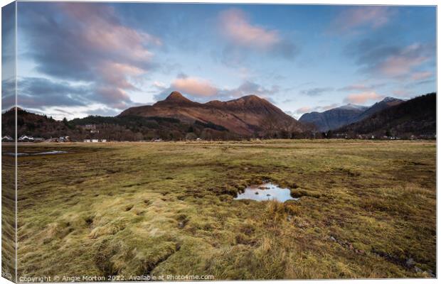 The Pap of Glencoe Canvas Print by Angie Morton