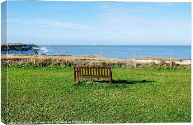 Botany Bay Broadstairs Canvas Print by Diana Mower