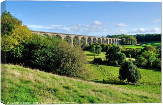 Ty Mawr Country Park Llangollen Canvas Print by Diana Mower