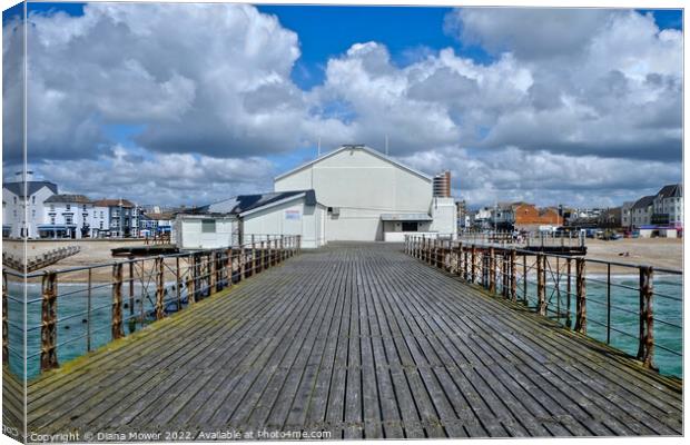 Bognor Regis From the Pier Canvas Print by Diana Mower