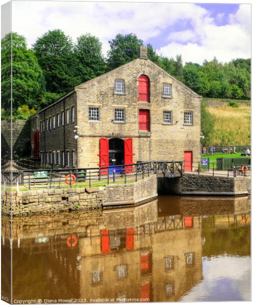 Standedge Visitor Centre Yorkshire Canvas Print by Diana Mower