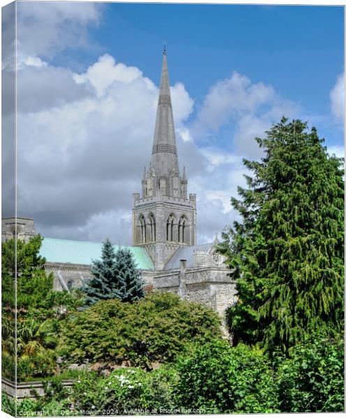 Chichester Cathedral West Sussex Canvas Print by Diana Mower