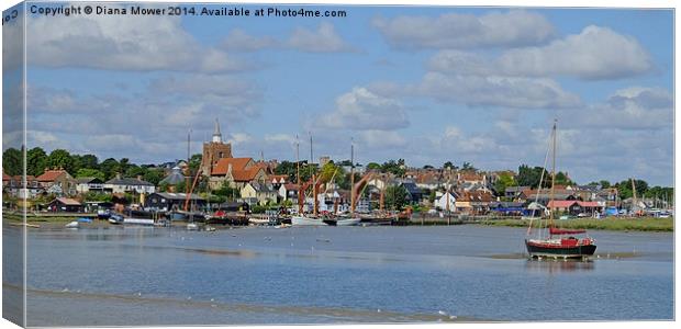  Maldon Essex Canvas Print by Diana Mower