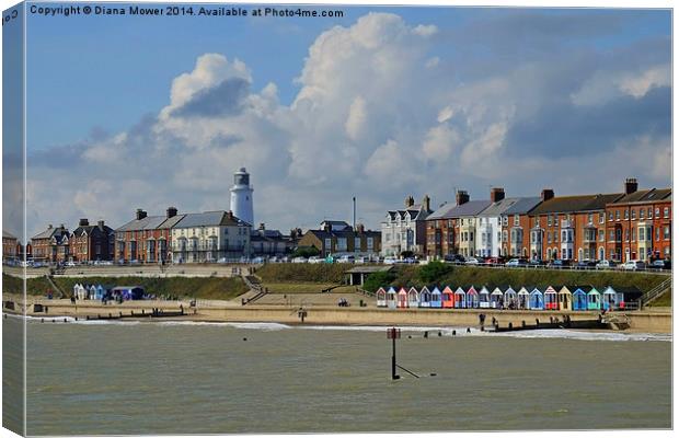  Southwold Canvas Print by Diana Mower