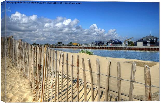 Southwold  Canvas Print by Diana Mower
