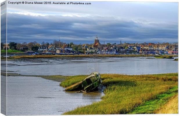  Maldon Essex Canvas Print by Diana Mower