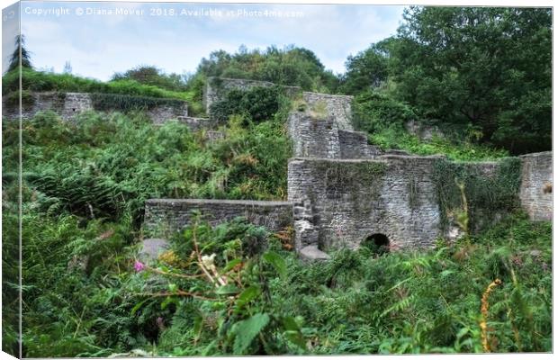 Darkhill Iron Works Canvas Print by Diana Mower