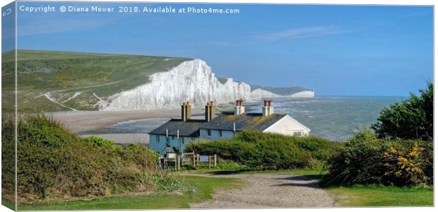 The Seven Sisters  Canvas Print by Diana Mower