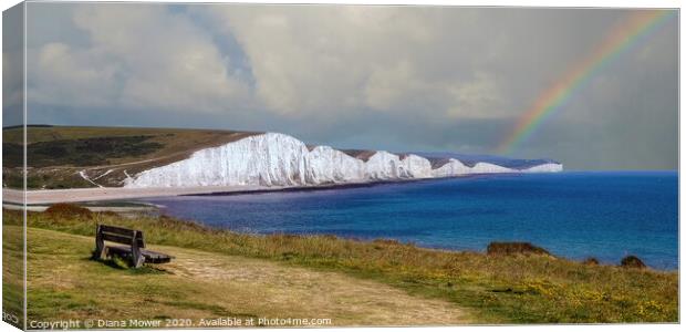 Seven Sisters Rainbow Canvas Print by Diana Mower