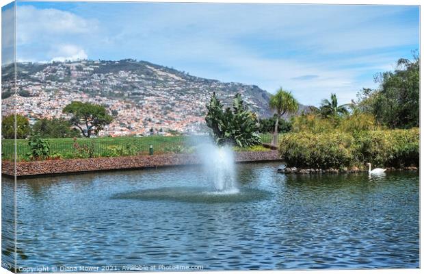 Funchal Madeira Portugal Canvas Print by Diana Mower