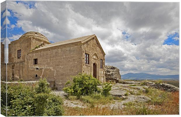 Isolated church in wilderness of Cappadocia Canvas Print by Arfabita  