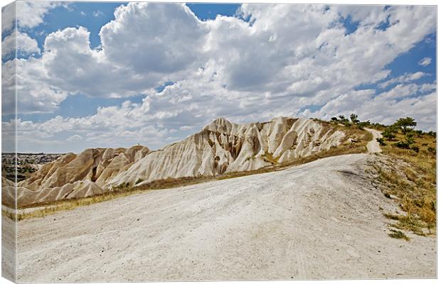 Follow the path into Clouds Canvas Print by Arfabita  