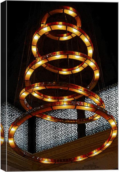 Radiant Tubular Lights Canvas Print by Arfabita  
