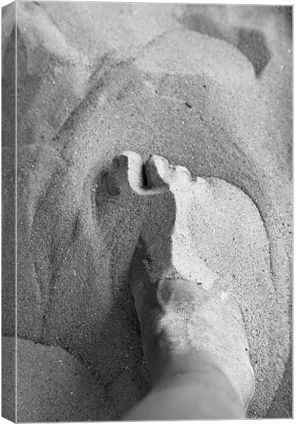 Sand through my Toes Canvas Print by Arfabita  