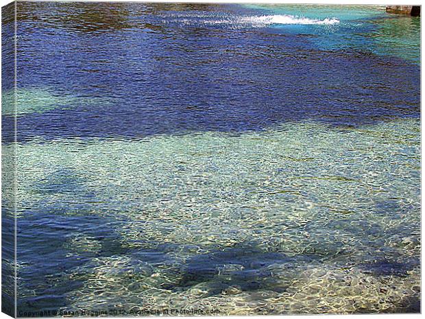 Blue Springs Vent Canvas Print by Susan Medeiros