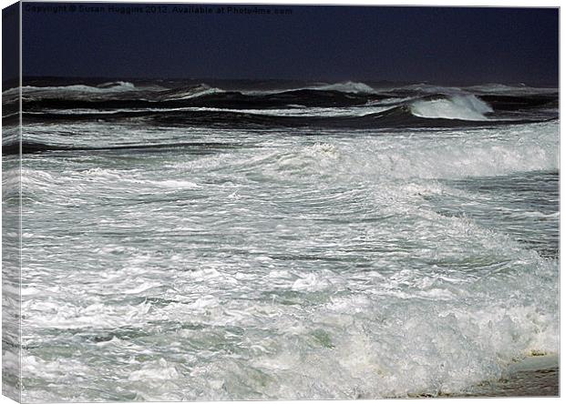 Incoming Surge Canvas Print by Susan Medeiros
