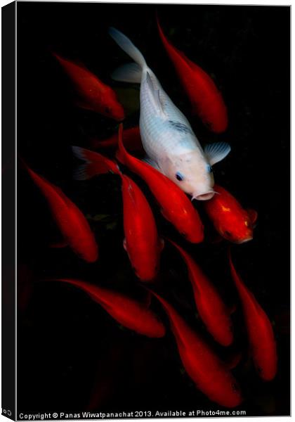 Standing out Canvas Print by Panas Wiwatpanachat