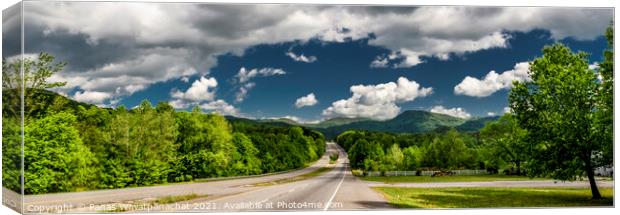 Outdoor road Canvas Print by Panas Wiwatpanachat