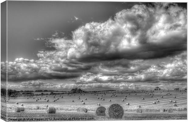 Harvest time.... Canvas Print by Mark Harper