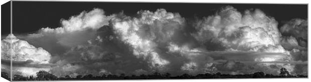 Cumulonimbus Panoramic. Canvas Print by Mark Harper