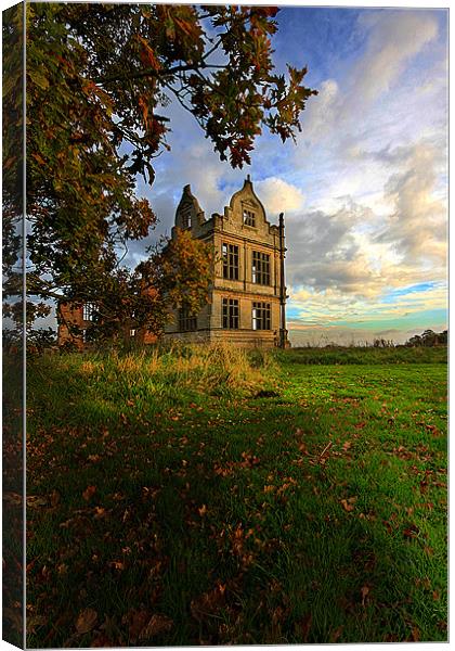 Moreton Corbet Canvas Print by paul lewis